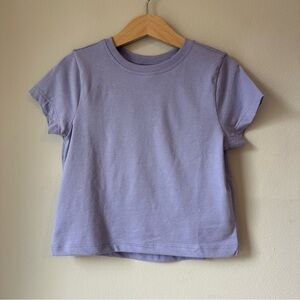 Hanna Andersson Lavender Boxy T-Shirt Size 4 New Without Tags